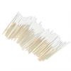 Cotton Swabs 60 Count - Long Wooden Handle, Soft Tip, Multipurpose Thicken Safety Cotton Tipped Applicators (8cm)