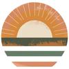 Fun-L024 Sunset Bedroom Living Room Mall Background Wall Beautification Wall Sticker Sticker