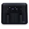 HKoeNIG Air Fryer - FRY900 - Capacity 9L - Double Bowl 4.5L - 8 Cooking Programs - 2400W