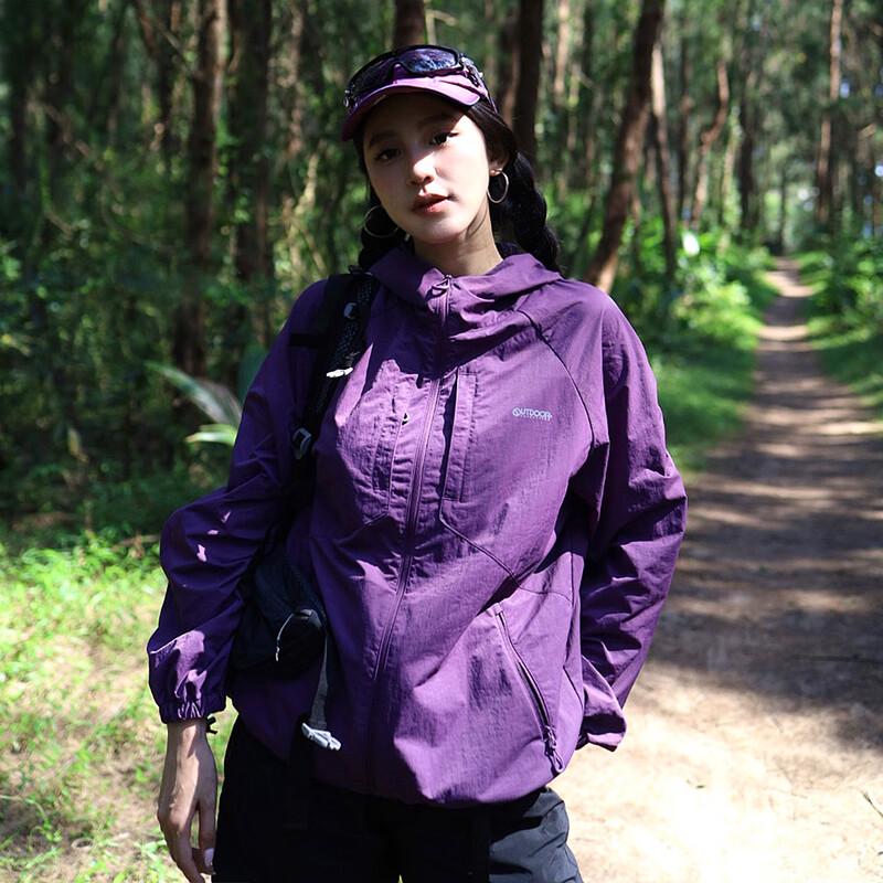 OUTDOOR PRODUCTS Women's Outdoor Water-Resistant Hooded Jacket