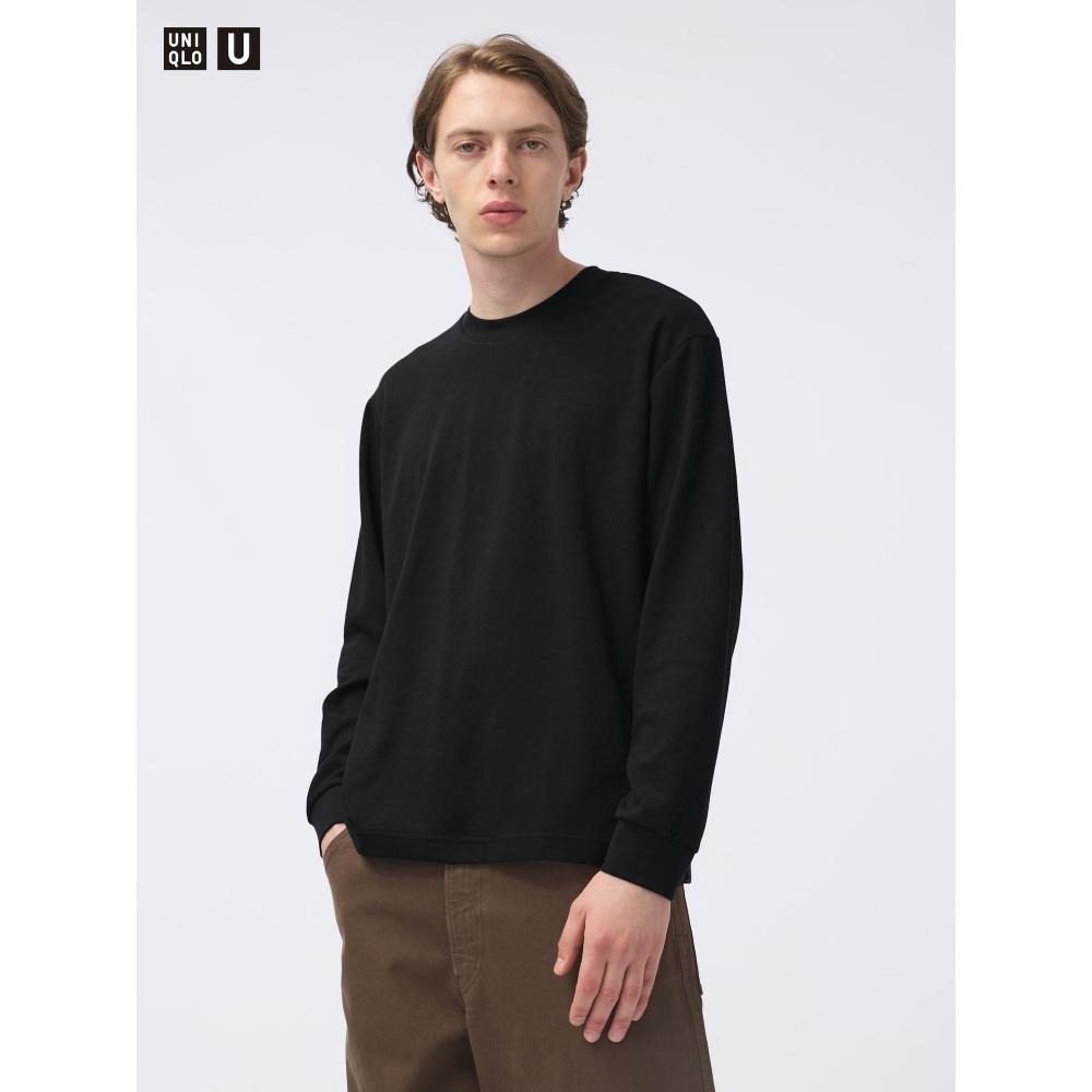 Uniqlo Airism Cotton Crewneck Tee  Long Sleeve 