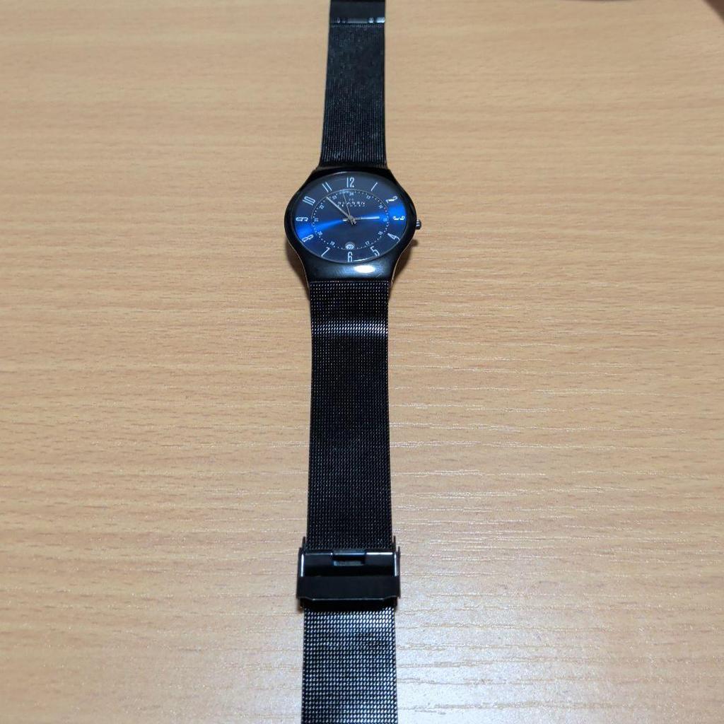 Used SKAGEN DENMARK Quartz Watch Black