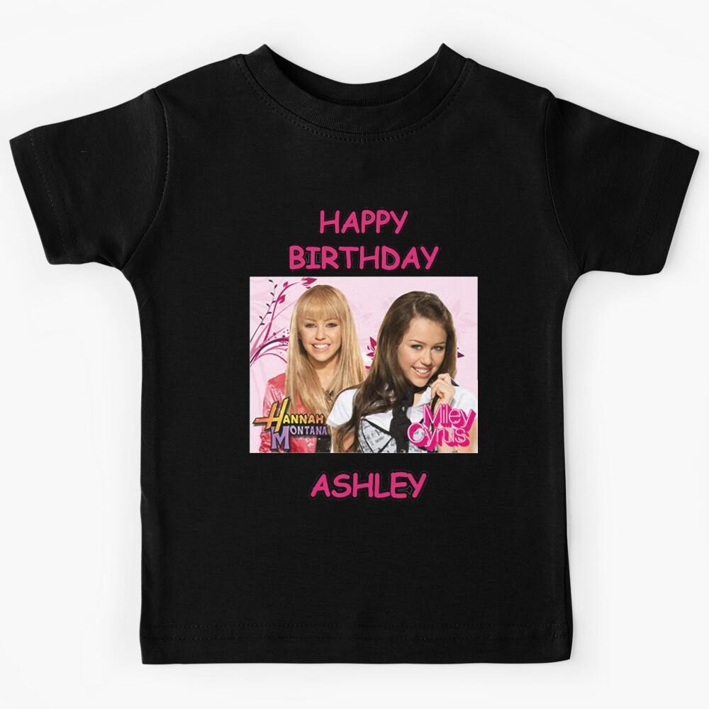 Personalized Hannah Montana Birthday Kids T-Shirt 110