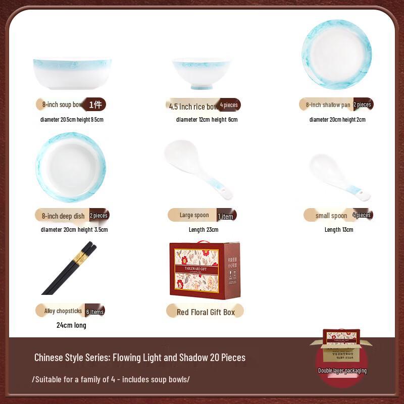 Mod Lanka Premium Gradient Ceramic Dinnerware Set