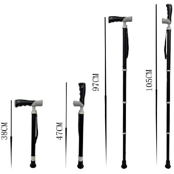 

Titanium Alloy Hiking Stick or Walking Sticks, Adjustable Hiking Pole for Men and Women, Dual-Purpose Telescopic Cane