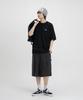 LEMAIN SECOND Back Point Studio Oversized Short Sleeve T-Shirt [Black]