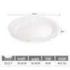 Chuzhou A5 Thickened Melamine Dinner Plate