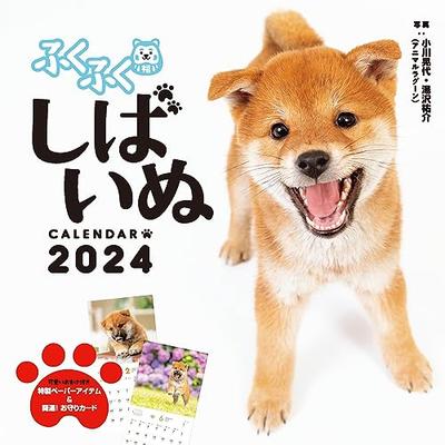 [With Exclusive Benefits for Purchasers] Fukufuku Shibainu (Impress Calendar 2024)