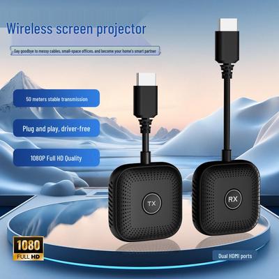 4K HD Wireless Screen Mirroring HDMI Transmitter for Laptop, Monitor, and Projector