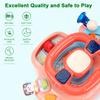 Baby Simulation Driving Car Cartoon Electric Steering Wheel with Music and Lighting Toys Early Educational Toys for Kids Gifts