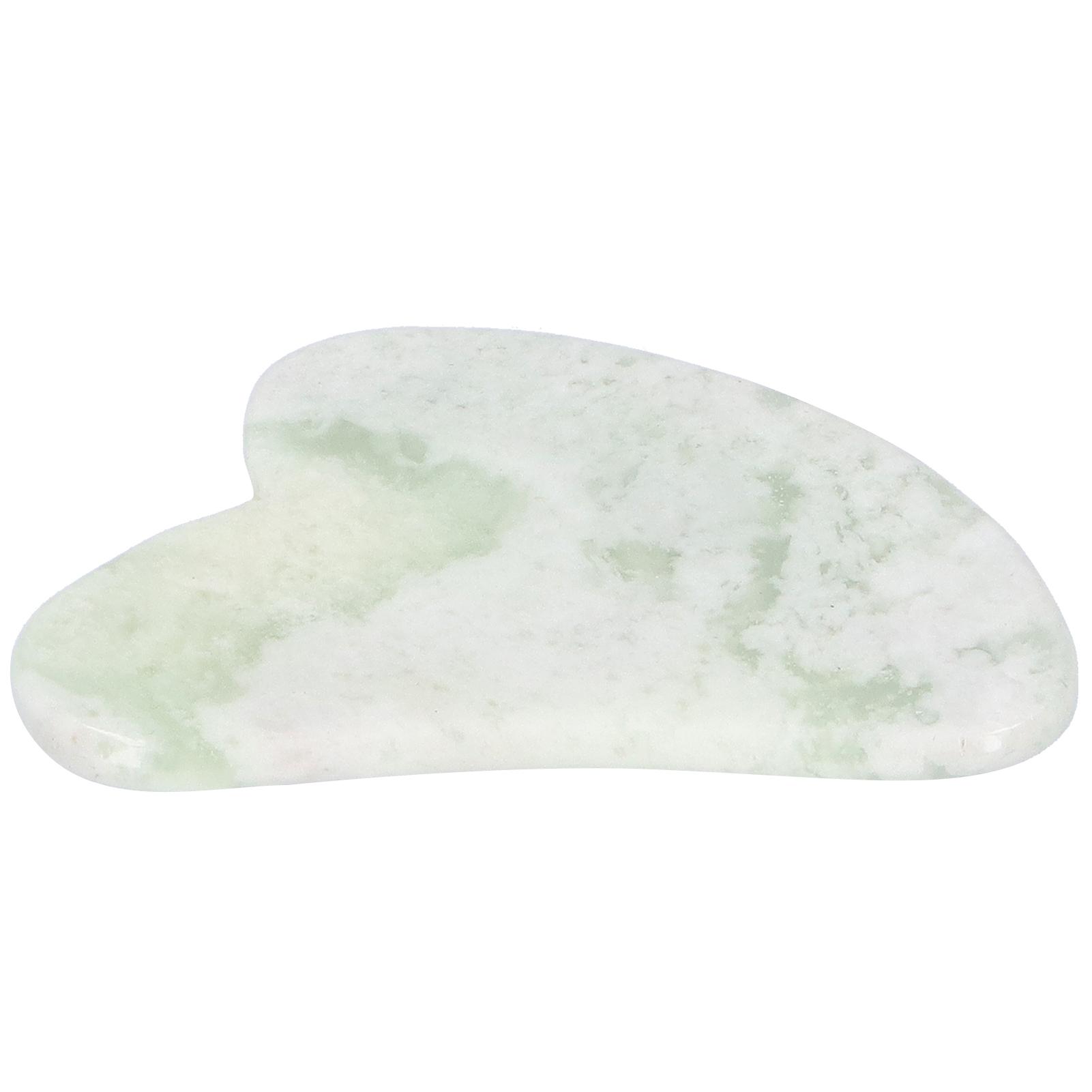 

Gua Sha Heart Shape Beauty Tool Natural Jade Scraping Board Massage Stone for Face BodyMountain Jade Heart Shape