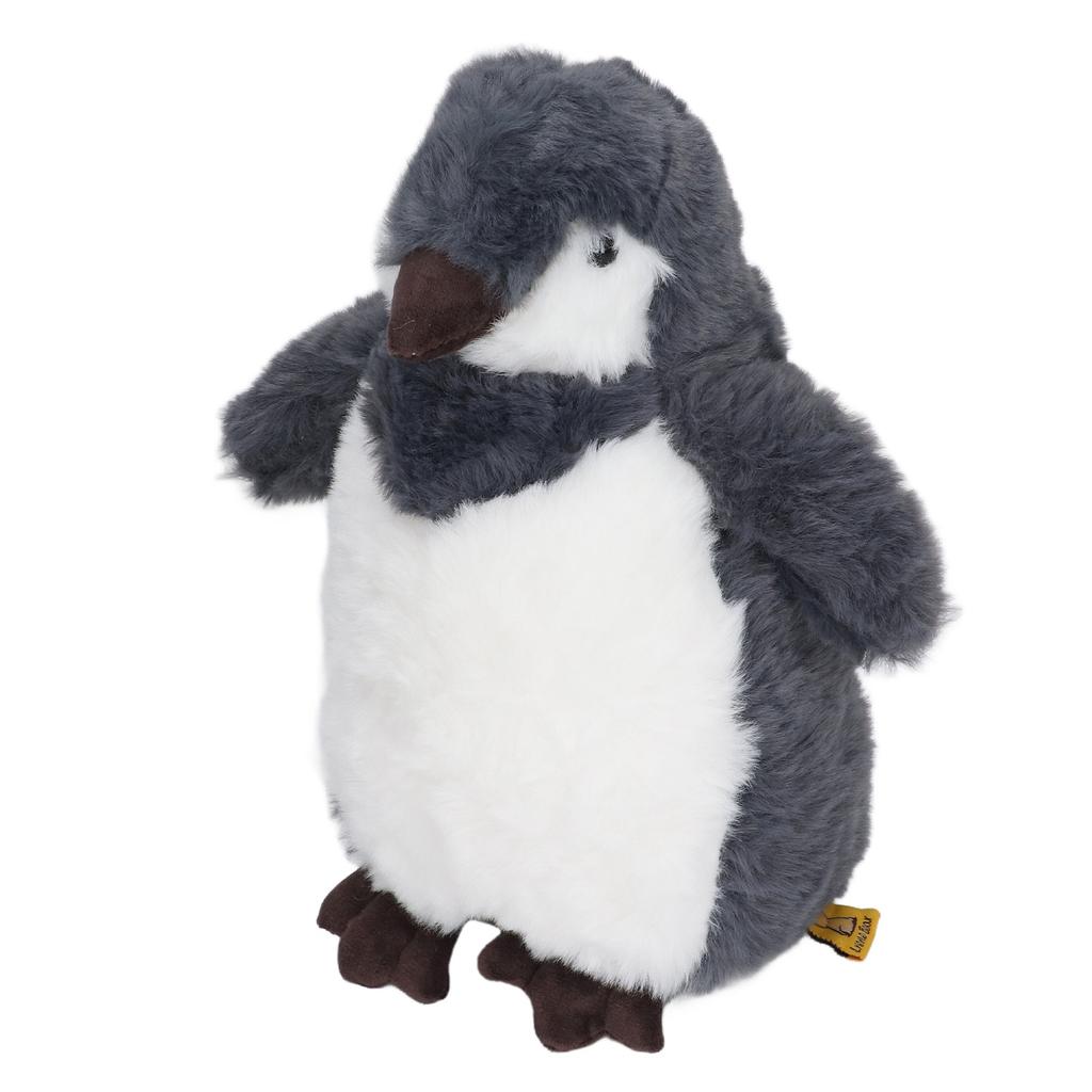 Penguin Plush Cute Soft Fluffy Stuffed Animal Plush Doll Toy for Kid Birthday 9.84in Grey