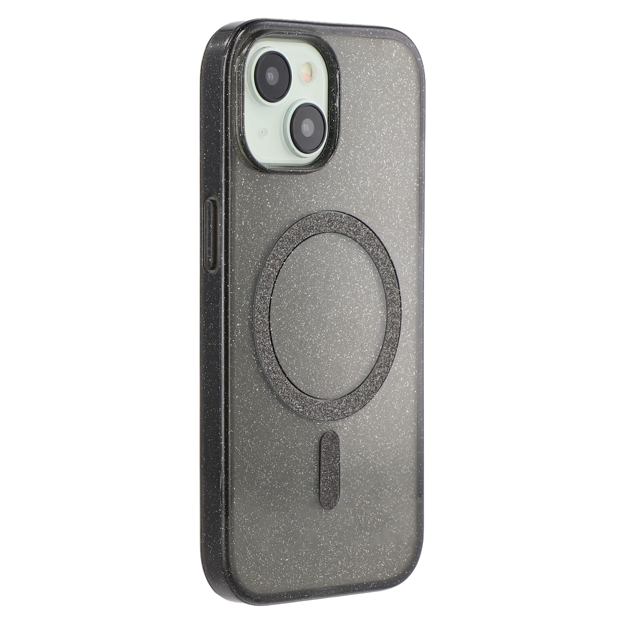 

Чохол для iPhone 15, сумісний з MagSafe 2.0 мм, PC+TPU, блискучий Black