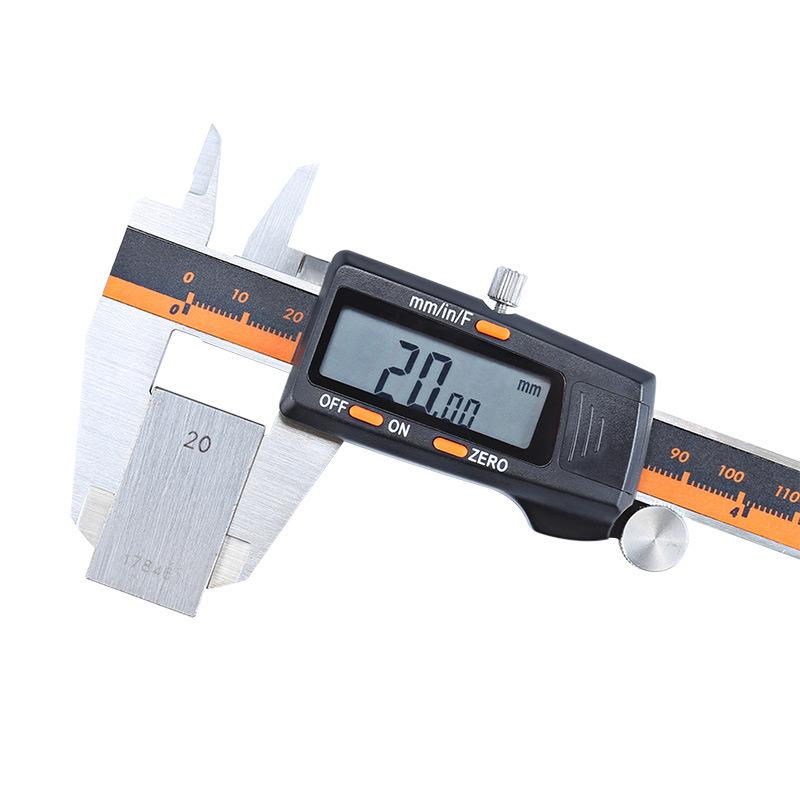 1pcs Precision Vernier Calipers 0-150mm Digital Stainless Steel Calipers with High Precision Digital and Score Display Function