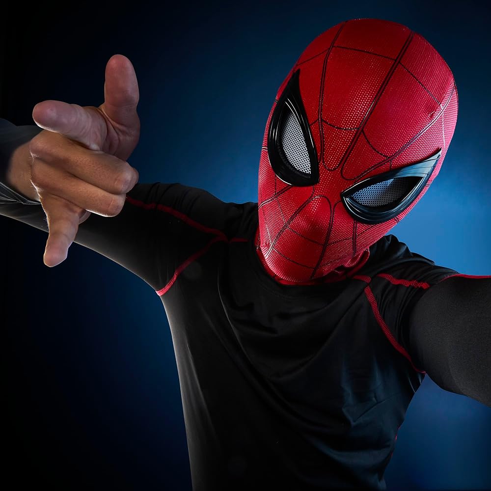 Hasbro Marvel Legends Spider-Man Homecoming Interactive Electronic Mask Premium Role Play Gear for Adults