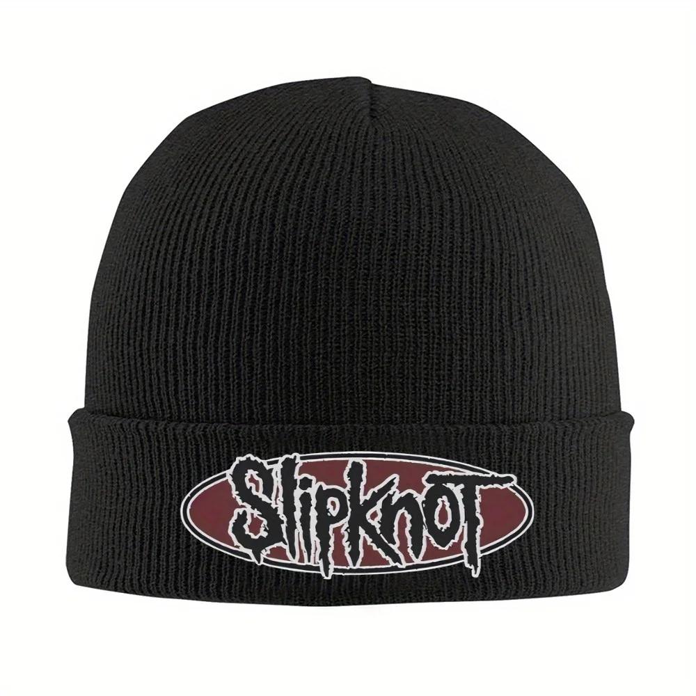 2026 1pc S-Slipknotting Merch Winter Warm Cuff Beanie For Men Women Knitted Skull Cap Band Logo Bonnet Knit Hat
