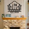 Custom Metal Wall Art Sign Durable Black Decor for Home Kitchen Mom Festival Indoor Only