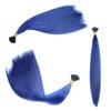 Hair Extensions Colored Wigs Feather Stripe Hair Hairpieces Colorful High Temperature Silk Wigs