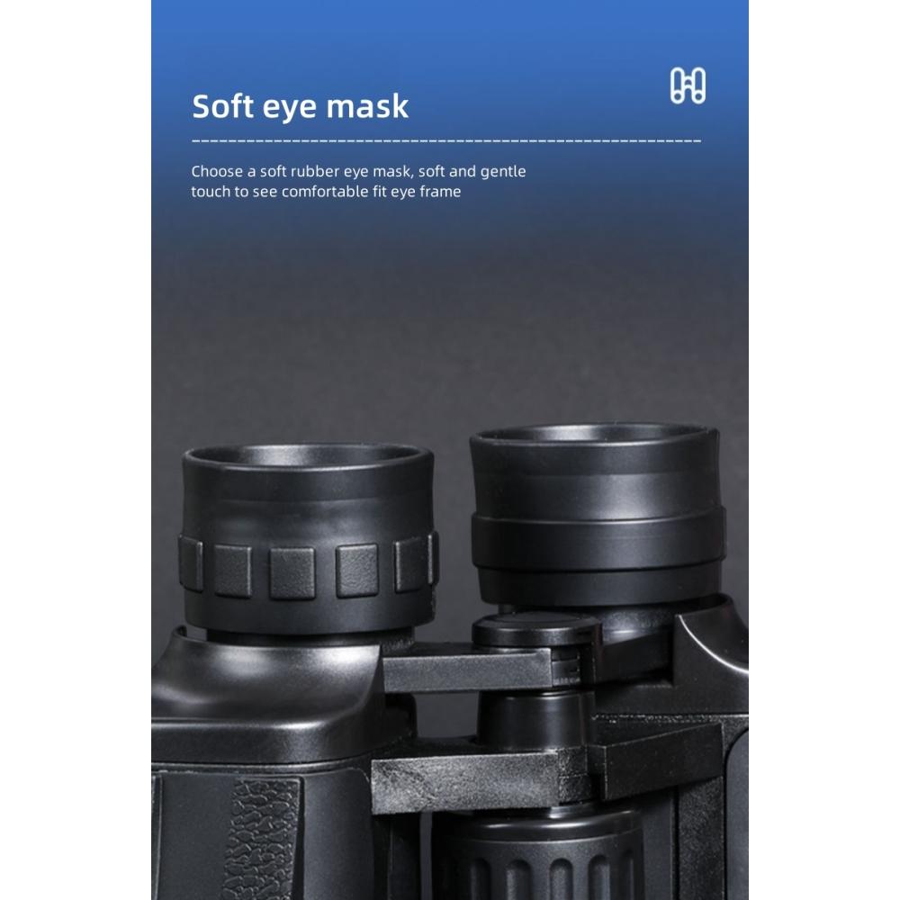 Powerful Telescope 20X50 Professional Binoculars Low Light Night Vision Long Range Waterproof Military Hunting Camping Equipment