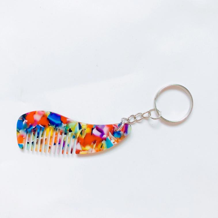Xingyi Niedlicher Mode Antistatischer Mini Schlüsselanhänger Kamm