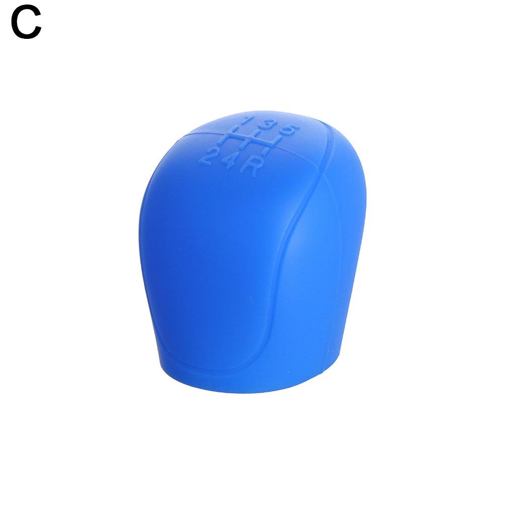 Car Gear Shift Collars for Ford Focus 2 3 4 MK2 MK3 MK4 Fiesta Ecosport MT Silicone Car Shift Knob Cover Handbrake Cover