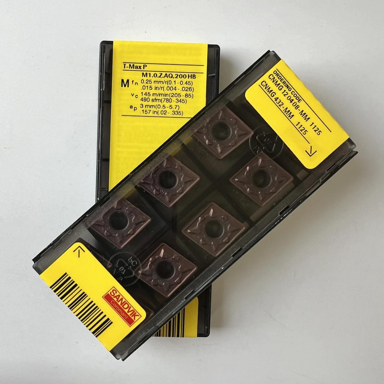 

Original Sandvik / CNMG120408-MM 1125 /CNC lathe carbide blade tool 10 Pcs