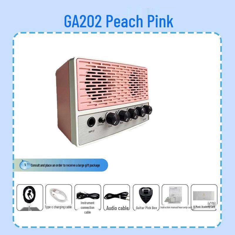 Erco GA202 Bluetooth Electric Guitar Amp & Charging Speaker for Desktop/Dorm/Outdoor Use