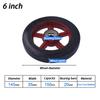 6, 8,10, 12 Inches Push Cart Rubber Wheel Heavy Duty Wheel Replacement Of Trolley Cart Handtruck/Pushcart