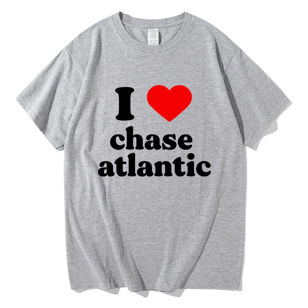 Miluji Chase Atlantic Tričko Vintage Cool Pánské/dámské oblečení Harajuku Oblečení Unisex Topy Oblečení Grafická trička Topy