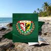 1pc Football Team (51) Beach Towel, Beach and Seaside Swimming Pool Equipment, Fashion Pattern, Rectangular, Travel Essentials