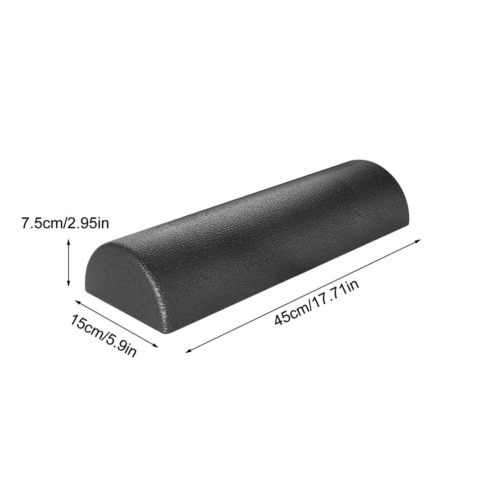 Workout Foam Roller High Density Half Stretching Equipment Body Muscle Foam Roller for Home Gym Studio Pilates Fitness Workout