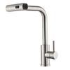 3 Modes Waterfall Faucet Stainless Steel Kitchen Faucets Single Handle Hot and Cold Mixing Tap Universal Rotation Pull Out Tap