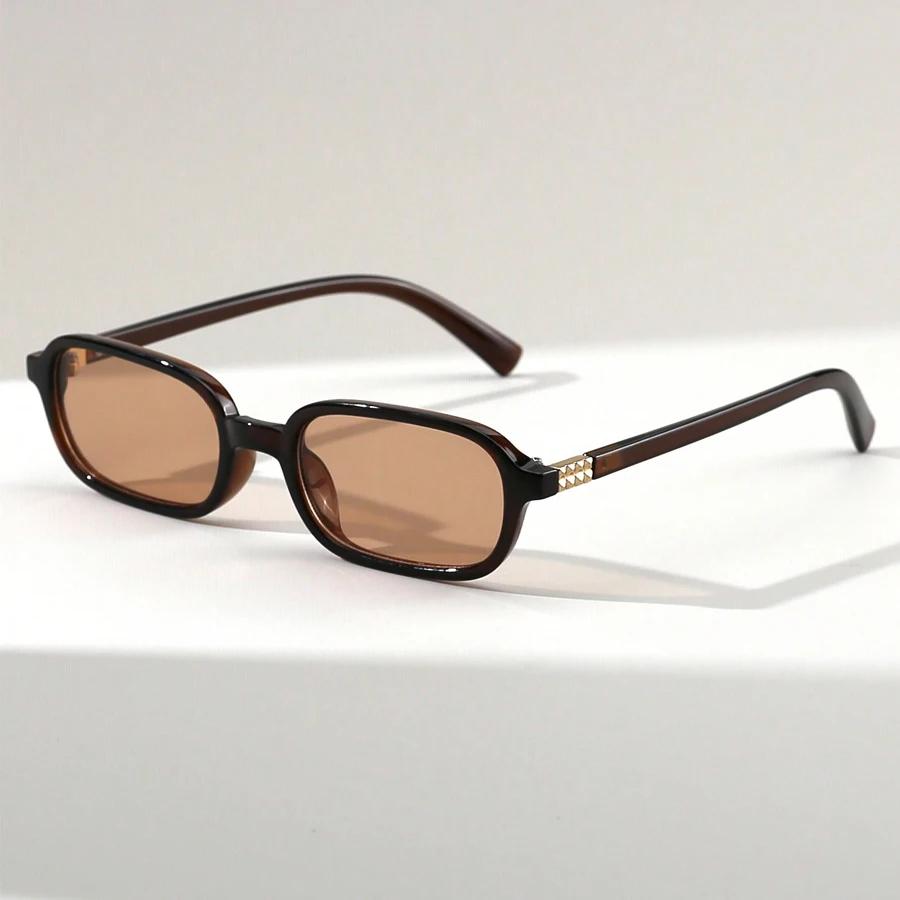 Sexy Small Rectangle Sunglasses  Women Vintage Brand Designer Leopard Sun Glasses Men Shades Female Eyewear  UV400