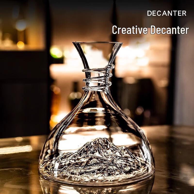 Luxury Crystal Iceberg Red Wine Decanter 1800ml