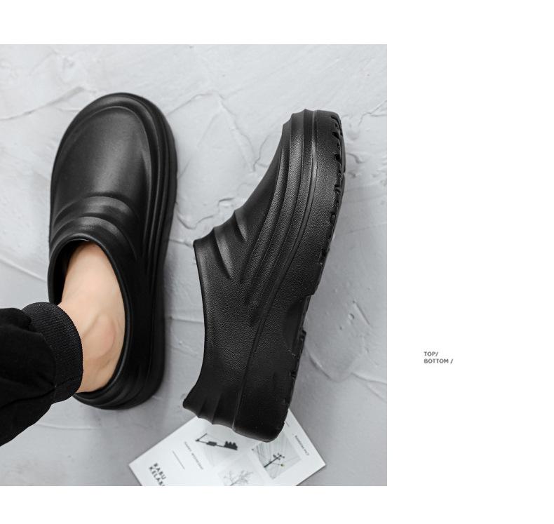 Waterproof Non-slip Chef Shoes - Lightweight, Thick Sole for Hotel & Restaurant Work.