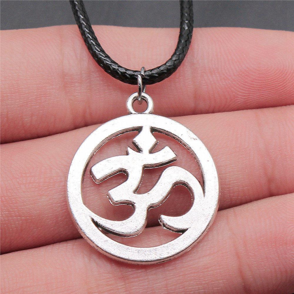 Liebesherz Engel Frieden Halskette Lederkette 45cm Damenschmuck Geburtstag Trend Beschläge