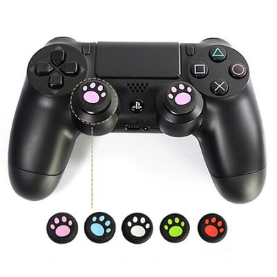 2 stuks Cartoon Siliconen Katachtige Thumb Stick Grip Cap voor PS3 PS4 Xbox One/360