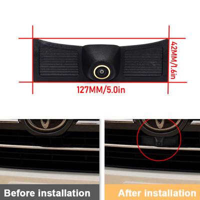 AHD Car Front View Camera Night Vision Waterproof Front Parking Camera For Toyota Land Cruiser 200 LC200 2018 2019 2020 2021