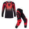FOX Off-Road Downhill Cycling Jersey Set Breathable Quick-Dry Mountain Bike Motocross Apparel Unisex