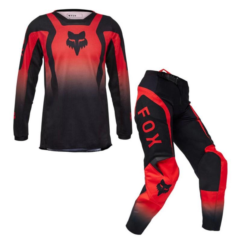 FOX Off-Road Downhill Cycling Jersey Set Breathable Quick-Dry Mountain Bike Motocross Apparel Unisex
