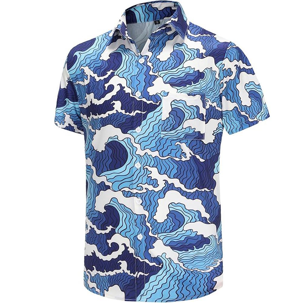 Outdoor Streetwear Men's Fashion Shirts Doodle Patterns Printed Men's Shirts Casual Daily Men's and Women's Shirt