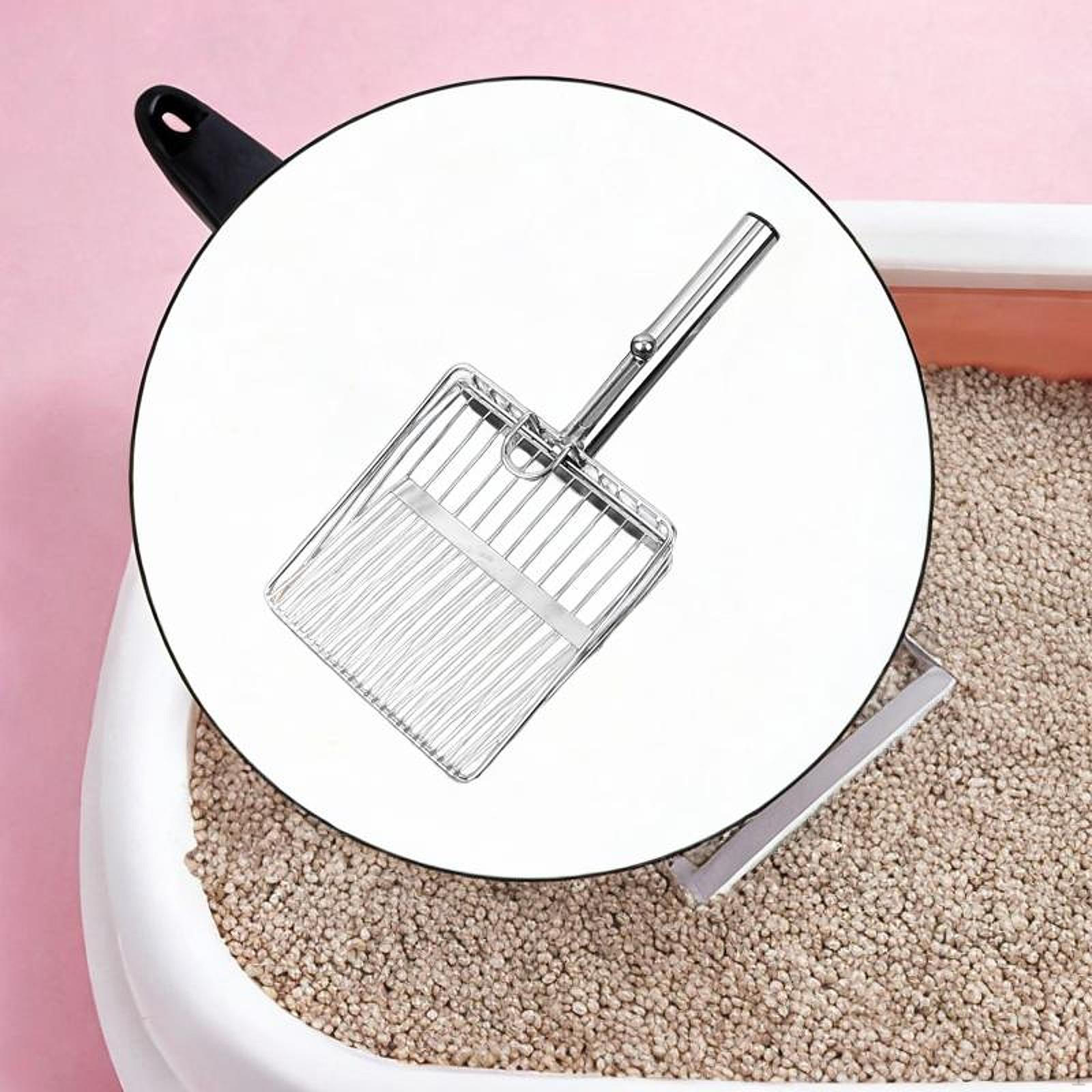 

Совок для просеивания кошачьего туалета Инструмент для очистки Pet Bunny Удобная ручка Принадлежности Strip