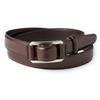 Pinless Holeless Genuine Free Made In Brown [Ogier] Men's Belt, Belt, Belt, Slide-type Belt, Leather, Cowhide, Size, Japan,