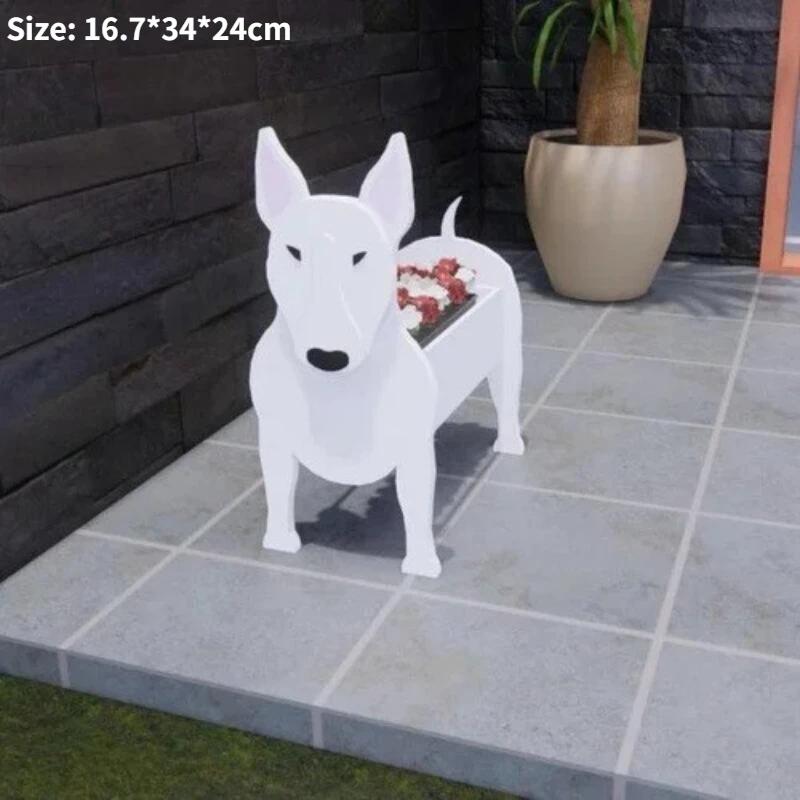 Nowa Doniczka Ogrodowa Pies Sadzarka Sznaucer Buldog Pudel Corgi Yorkshire Doniczki Ogrodowe DIY Sadzarka z PCV Kreskówka Dekoracja Domu