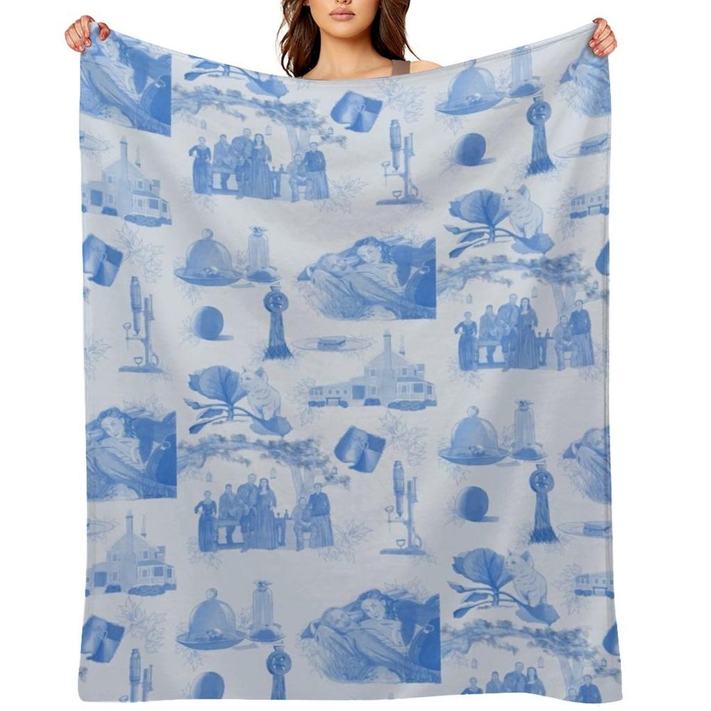 Perpetual Adoration Throw Blanket Hairy Picnic Flannels Soft Beds Blankets