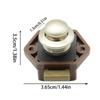 Push Button Lock RV Cabinet Door Latch Keyless Cupboard Locks RV Push Catches Knob Furniture Hardware for Caravan Home Yachts