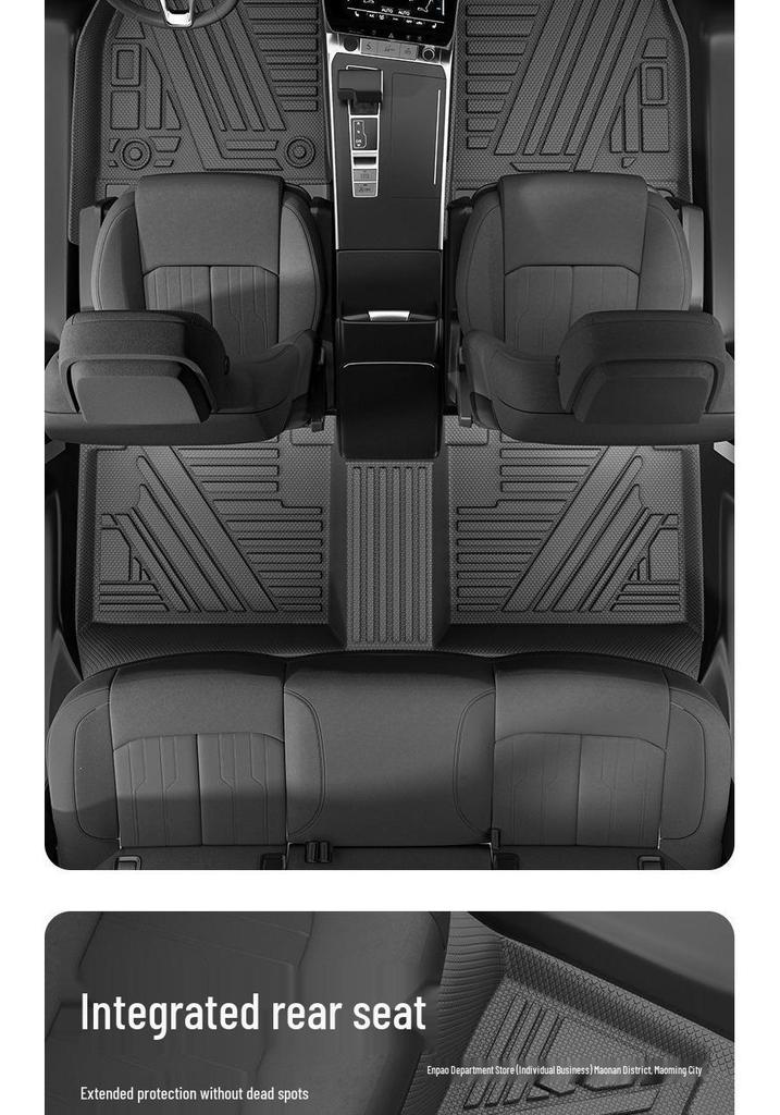 Volkswagen Teramont 17-25 Models All-Inclusive Modified TPE Anti-Slip Floor Mats for Five/Seven-Seater