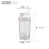 Water Bottle Large Capacity Plastic Cup with Handle 100ml Portable Sports Water Cup Outdoor Fitness Sports Protein Powder Shaking Cup