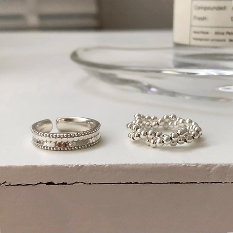 Bague Élastique Élégante à Perles Style Coréen Pour Femmes Design Chic Simple 2023