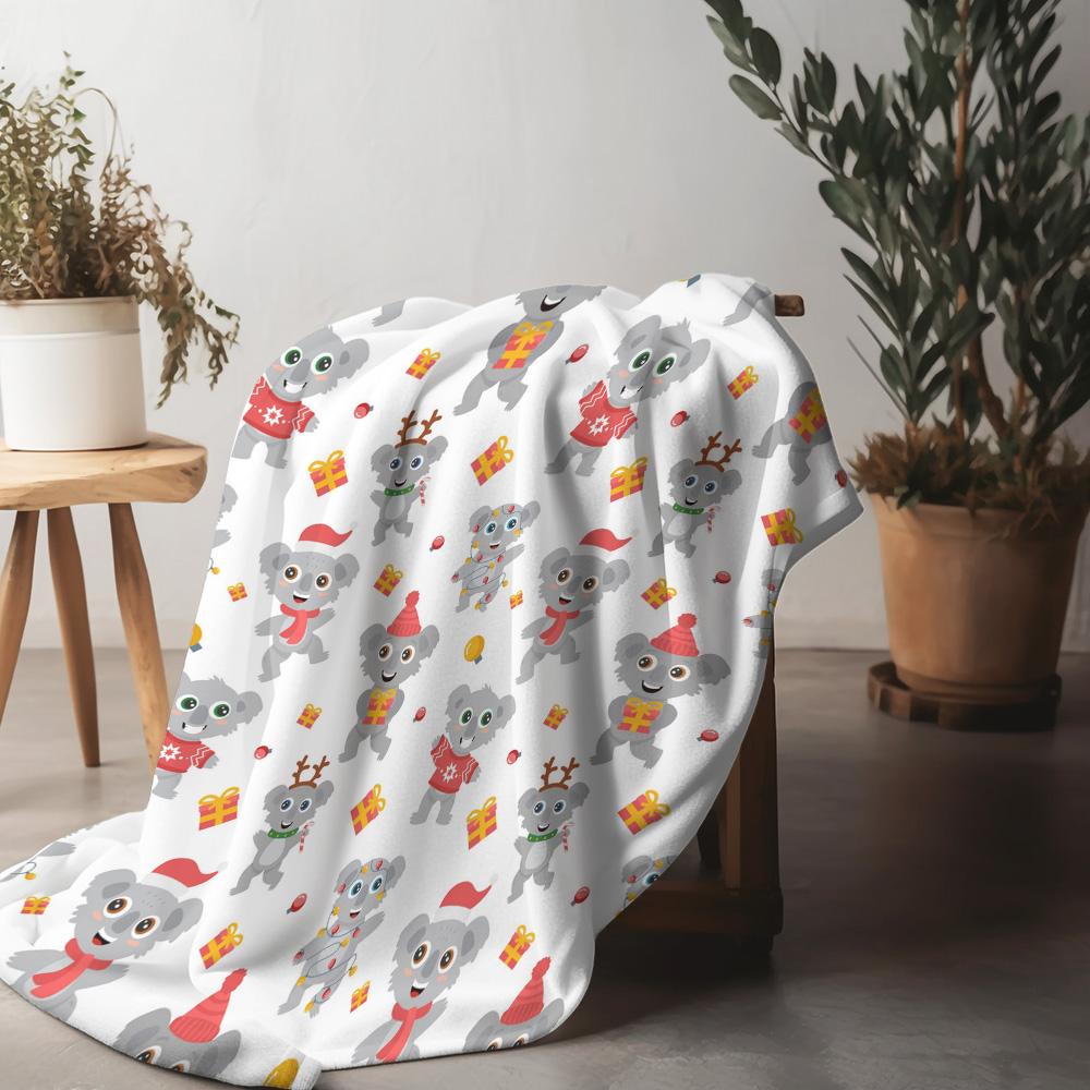 

Soft Fleece Throw Blanket Cozy Sherpa Blanket Warm Decorative Blanket Gifts Home Decor Living Room Bedroom Kids Dorm 75x90cm